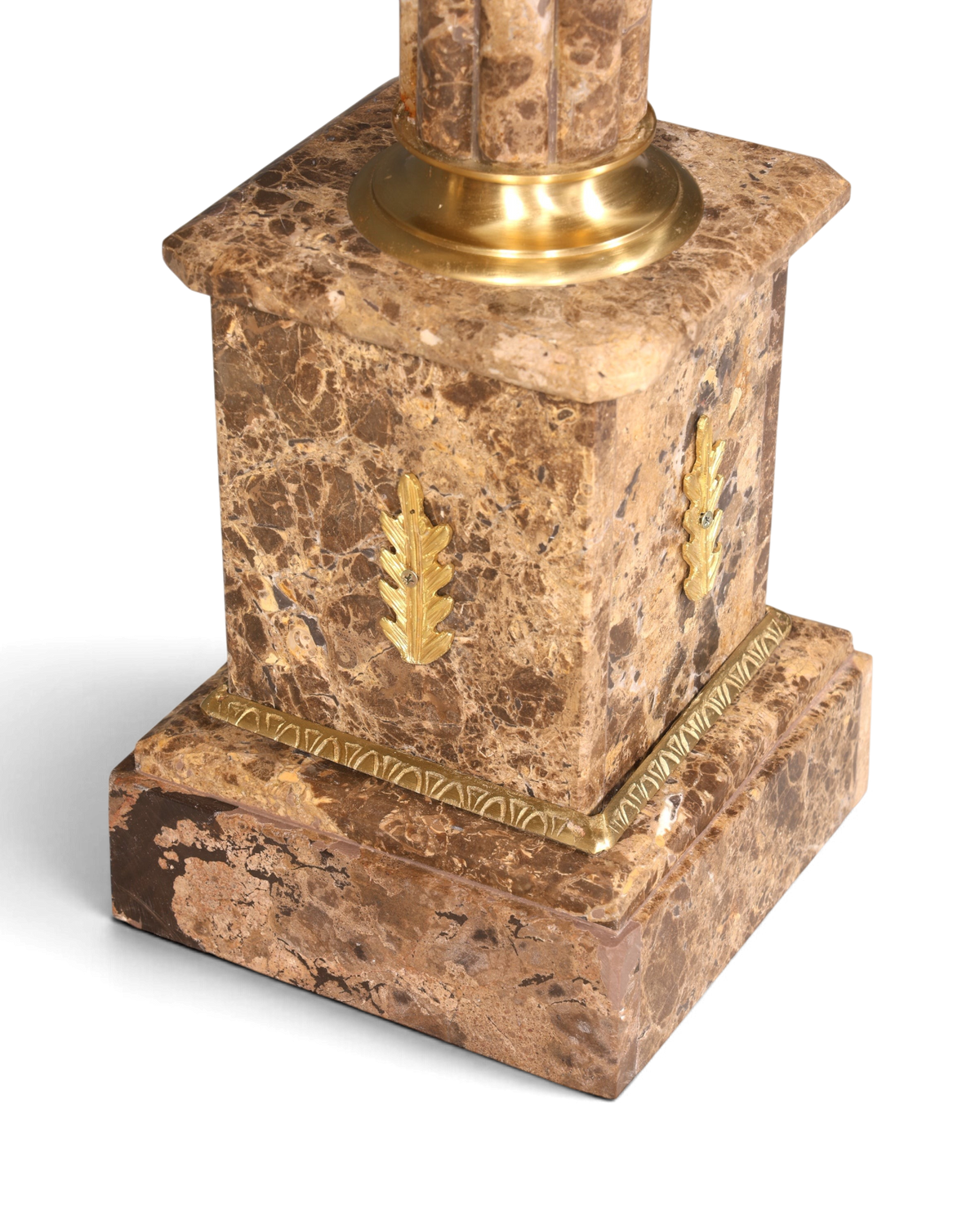 Wunderschöne Barock Stil Säule Louis XV Marmor Blumensäule Naturstein Sockel Ablage