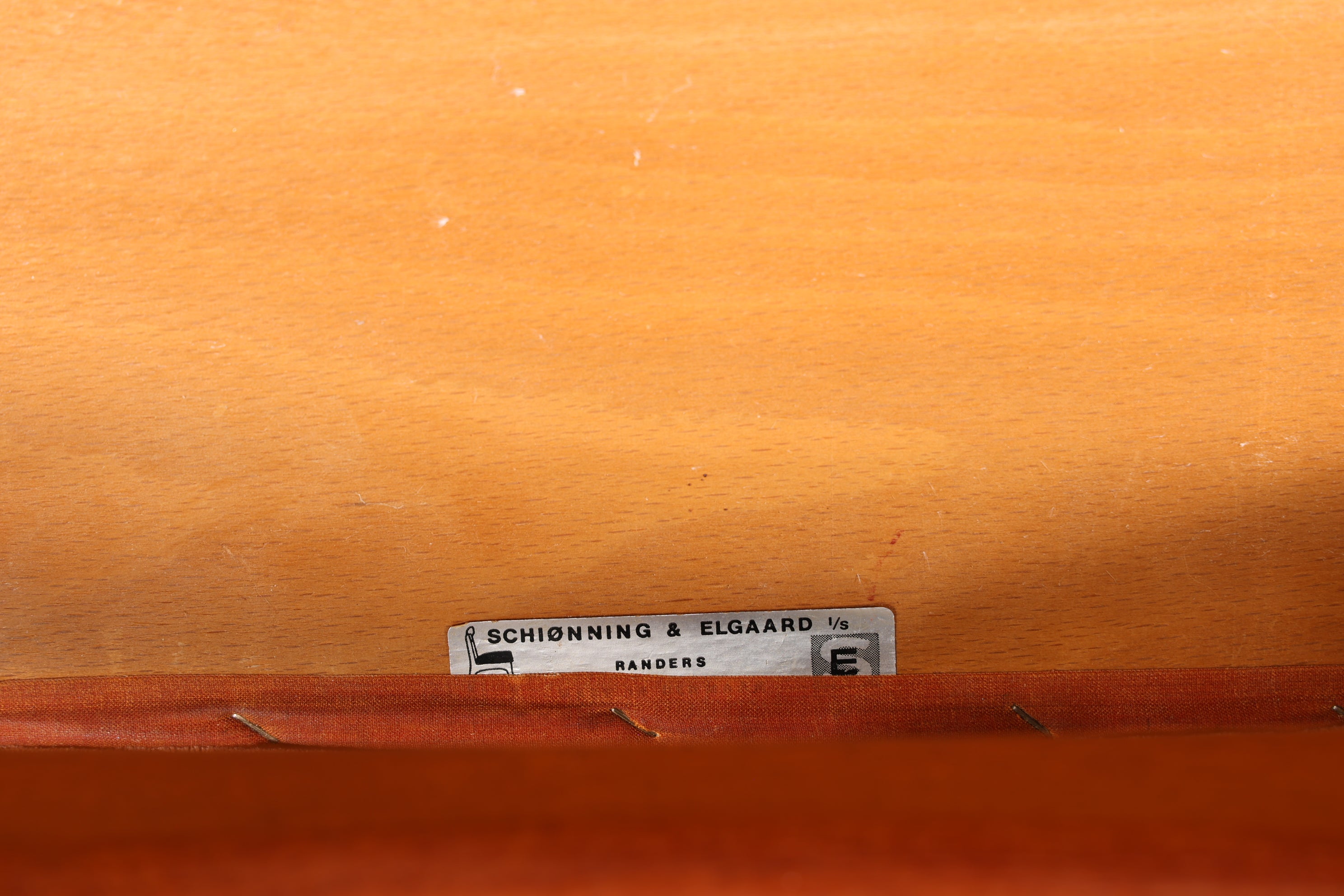 Stilvoller Original &quot;Schiønning &amp; Elgaard&quot; Stuhl Mid Century Danish Teak Holz Esszimmer Stuhl Sekretär Stuhl 1 von 3