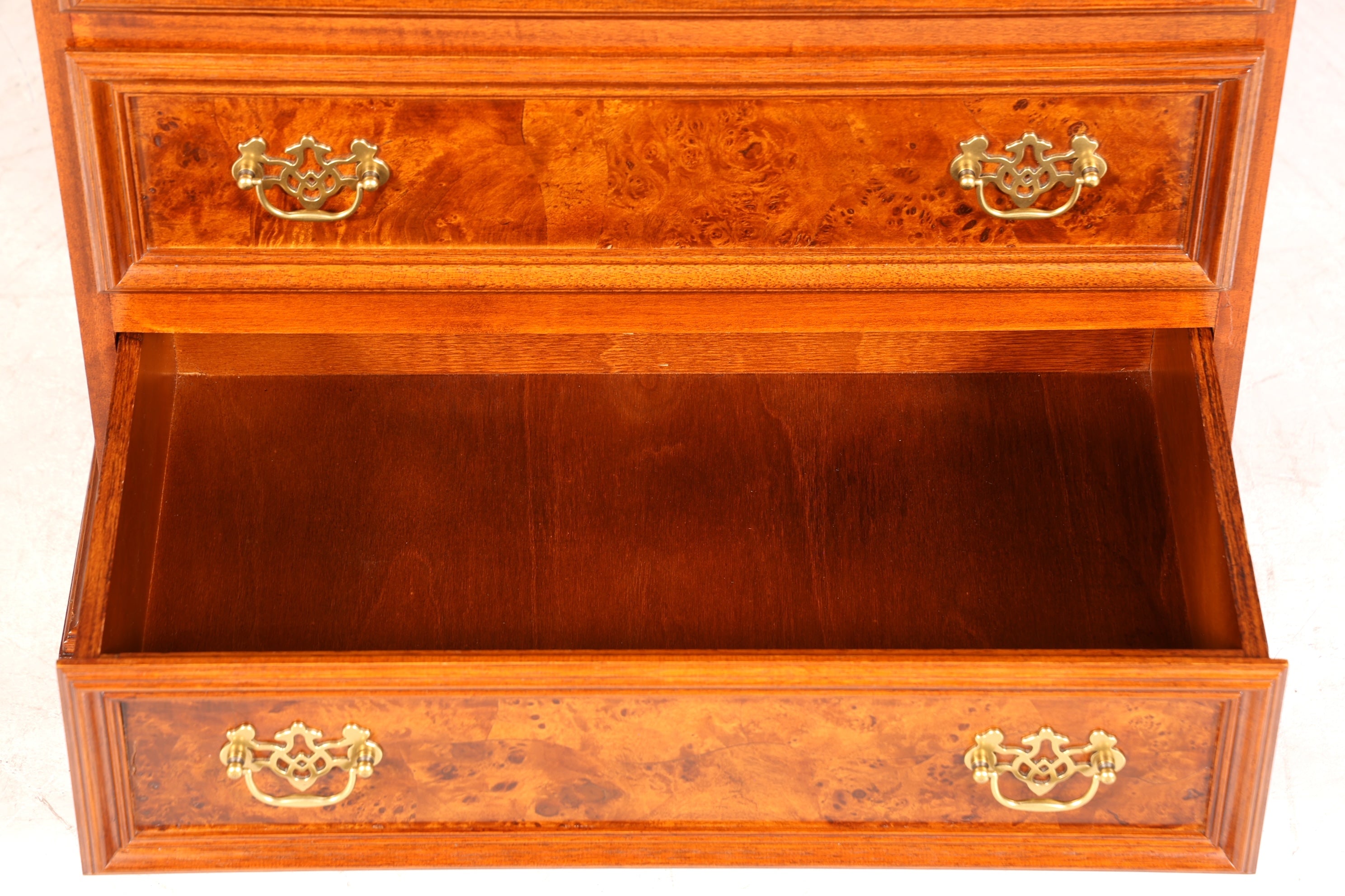 Wunderschöner Englischer Sekretär Büro Aufsatzsekretär Antik 60S Schrank UK