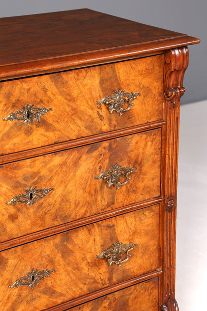 F904 Finish cm Wunderschöne Gründerzeit Kommode Jugendstil Antik Sideboard Schubladenkommode Wäschekommode