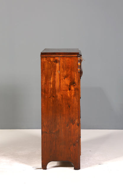 Wunderschöne Louis Philippe Kommode Gründerzeit Vertiko Schubladen Kommode um 1880