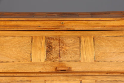 Beeindruckender Biedermeier Sekretär Louis Seize Kommode um 1810 Schreibkommode Büroschrank