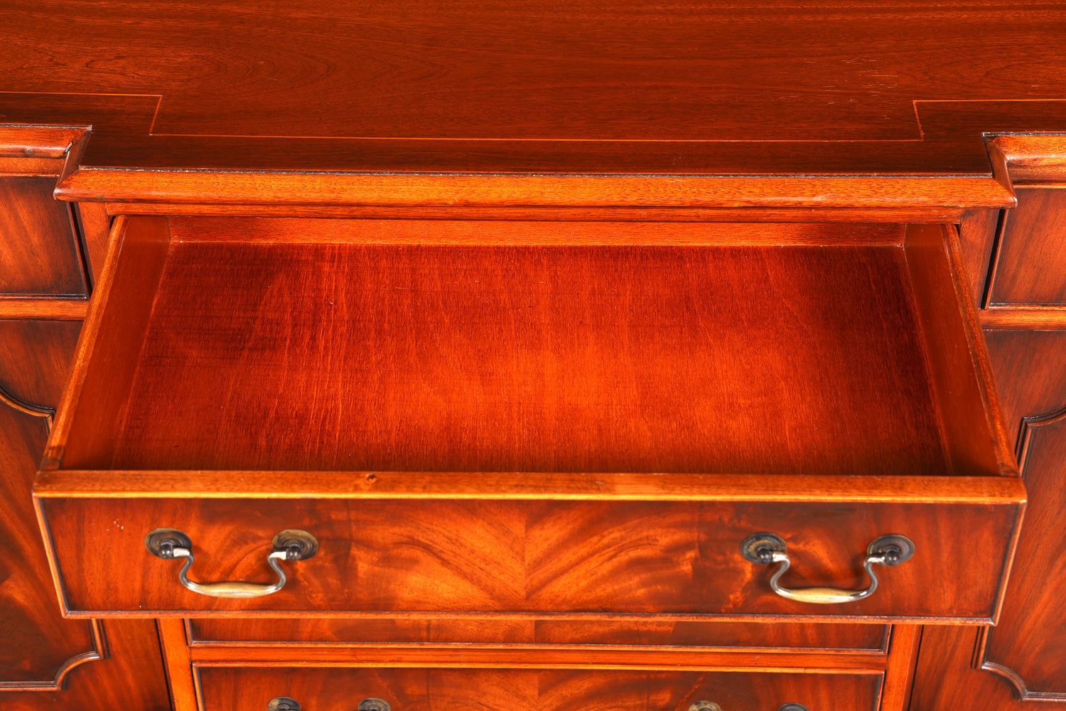 Wunderschönes Englisches Sideboard Mahagoni Schrank Antik 60s Buffetschrank Kommode