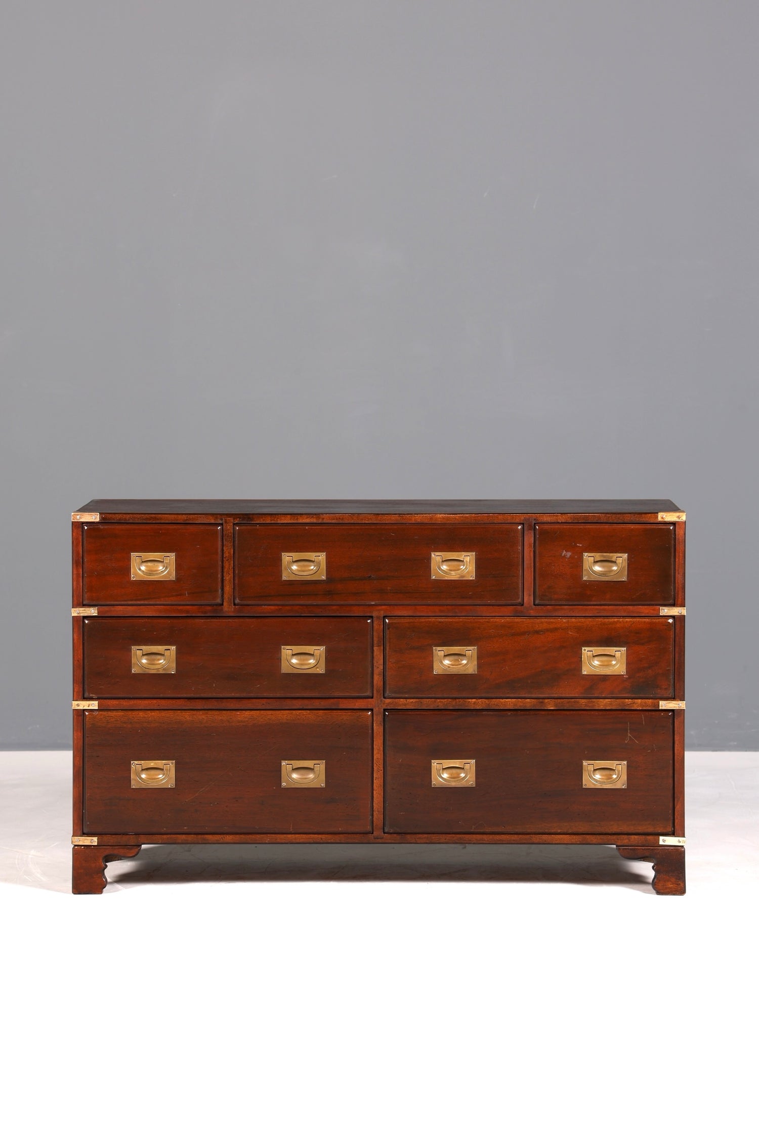 Traumhaftes Maritim Sideboard Englische Schiffs Kommode Englisch Antik Schrank Military Chest