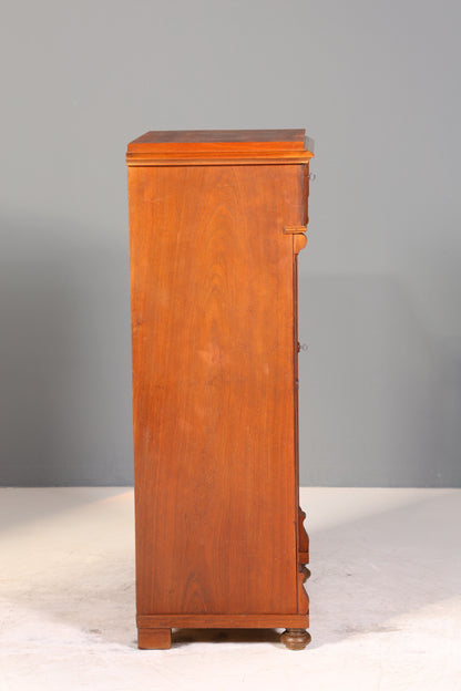 E911 Finish cm Wunderschönes Gründerzeit Vertiko Louis Philippe Kommode um 1880 Schubladenkommode
