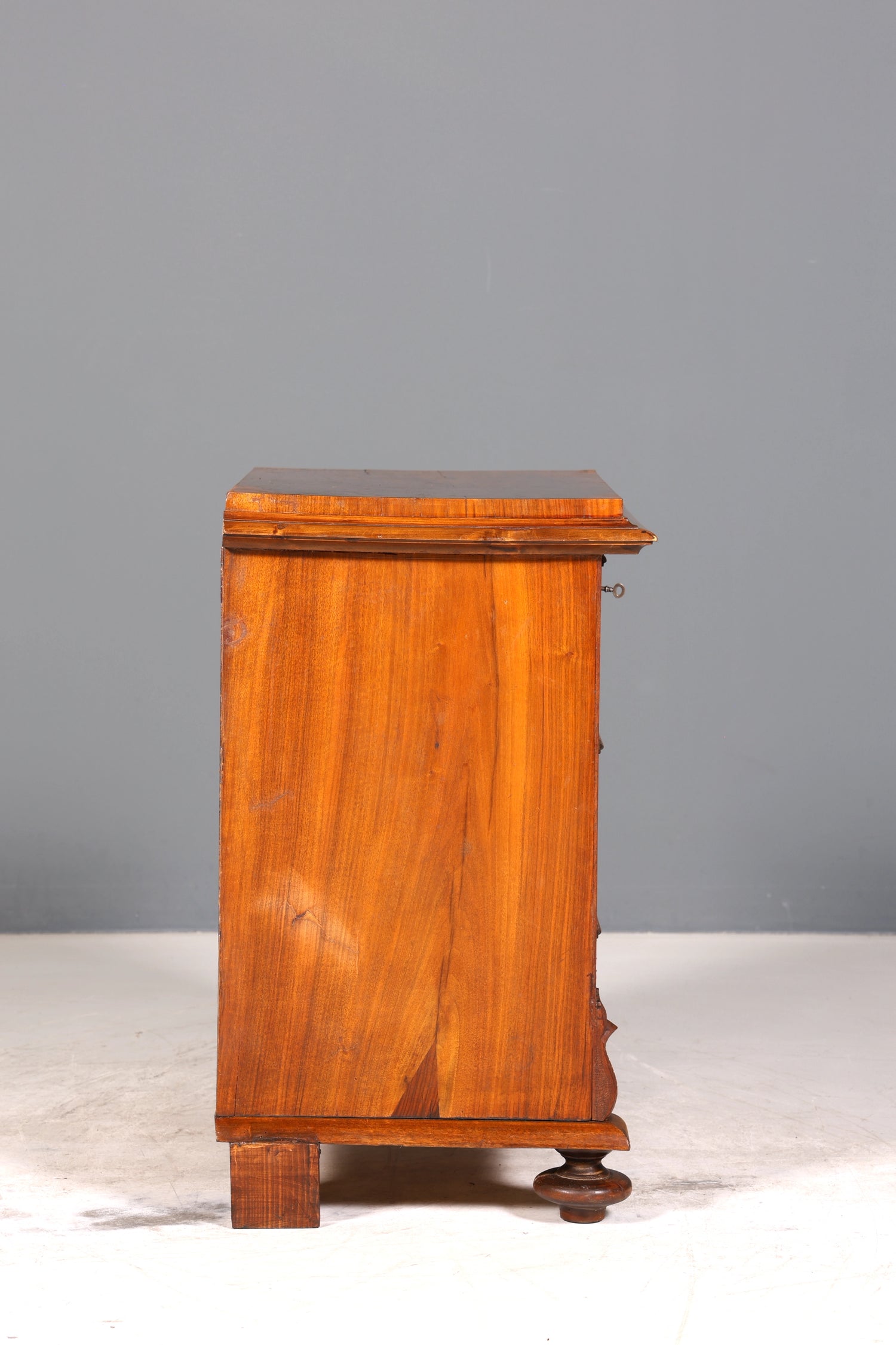 E914 Finish cm Wunderschöne Gründerzeit Kommode Louis Philippe Nussbaum Schubladen Kommode Sideboard um 1880