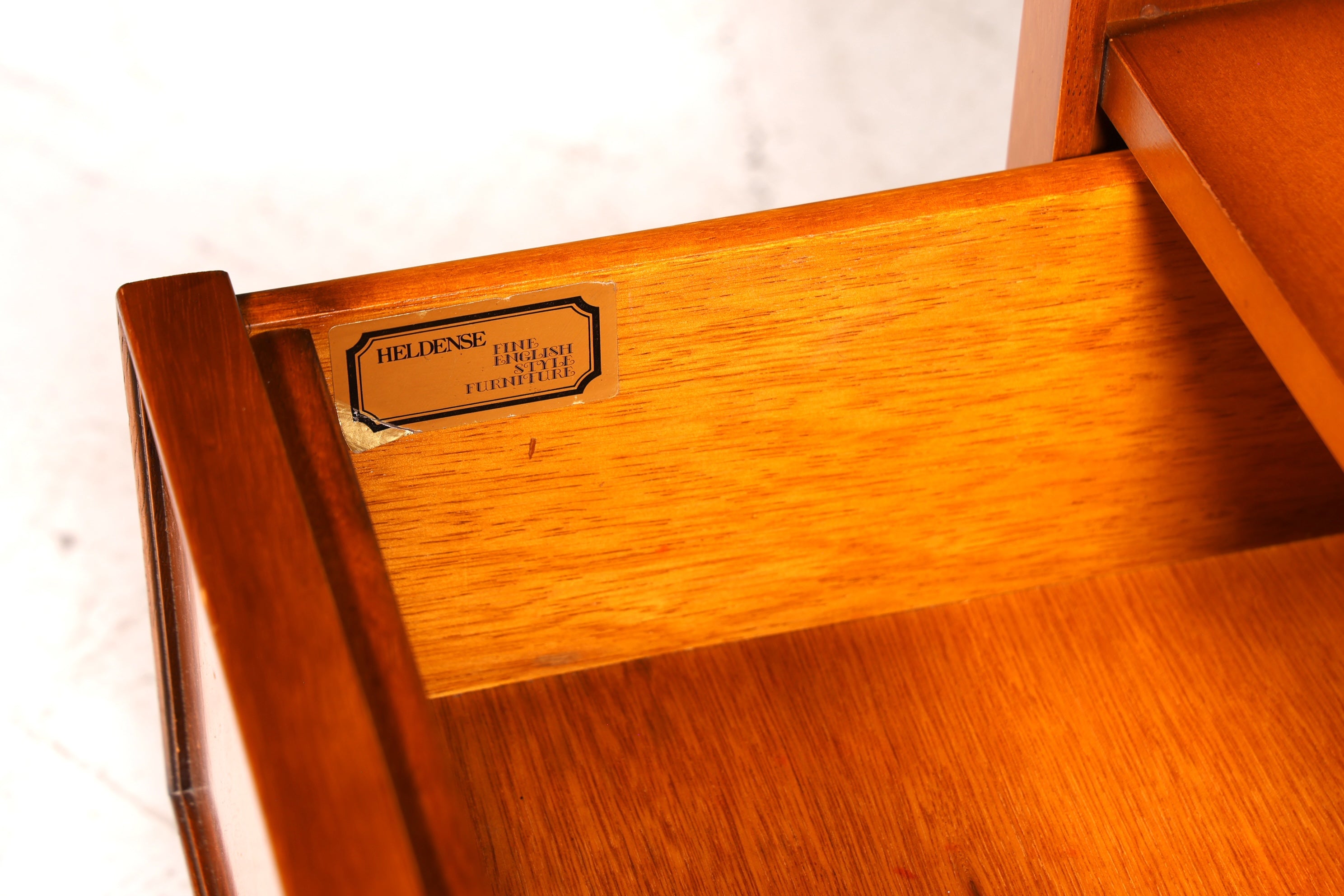 Wunderschönes Original Heldense Bücherregal Englisches Holz Bücher Ablage Leseregal