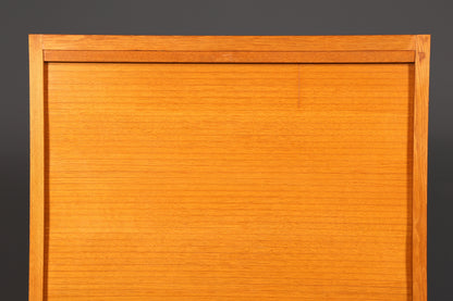 Schlichter Mid Century Rollladenschrank Bauhaus Apothekerschrank Art Deco Büro Aktenschrank