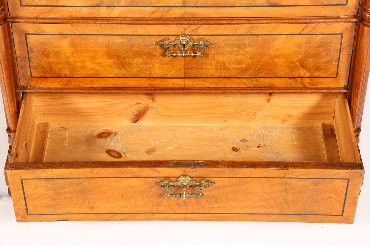 Wunderschöne Gründerzeit Kommode Jugendstil Antik Sideboard Schubladenkommode