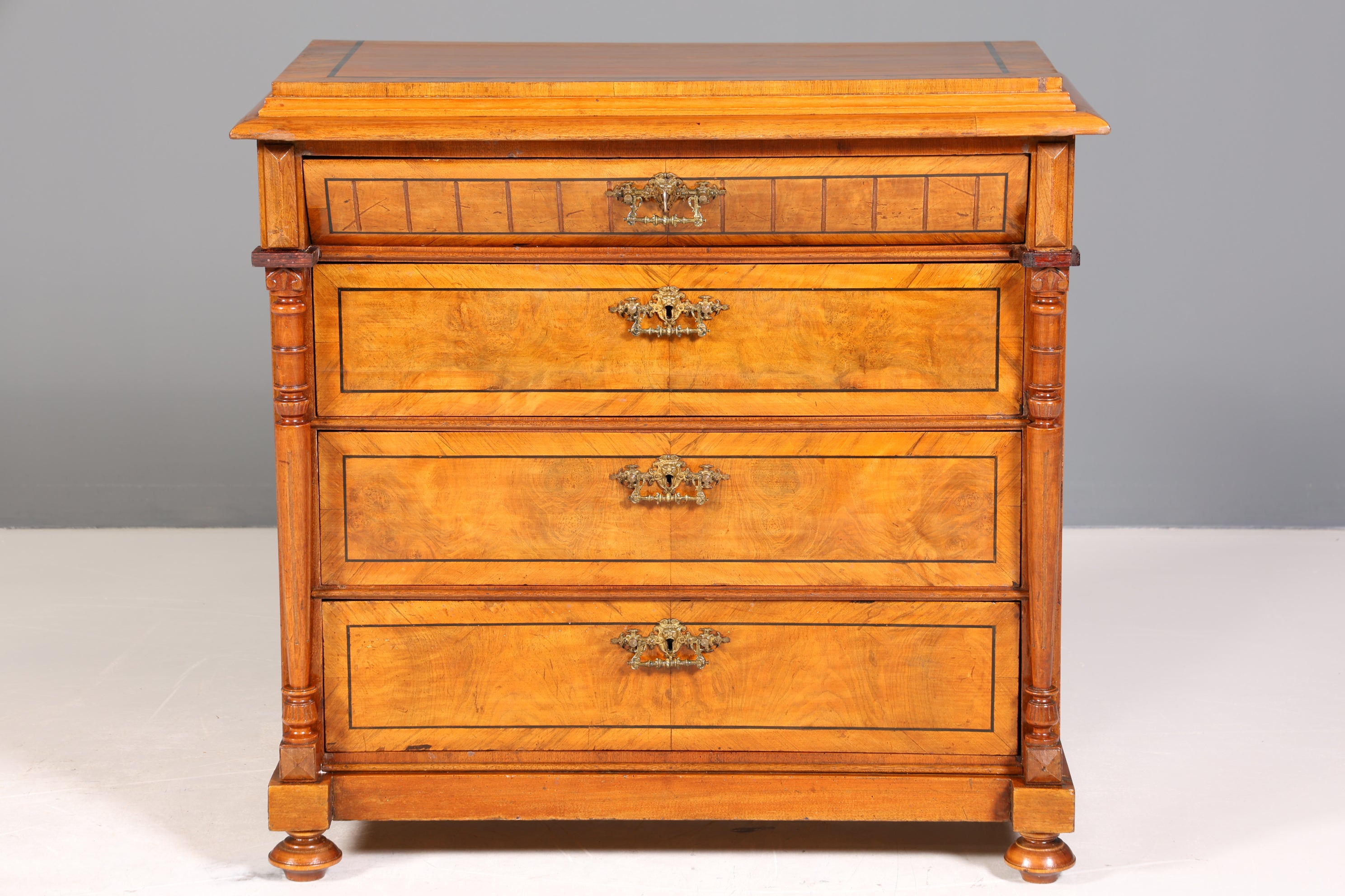 Wunderschöne Gründerzeit Kommode Jugendstil Antik Sideboard Schubladenkommode