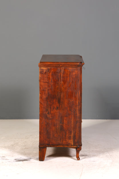Stilvolle Louis Philippe Kommode Nussbaum Gründerzeit Schubladenkommode um 1890