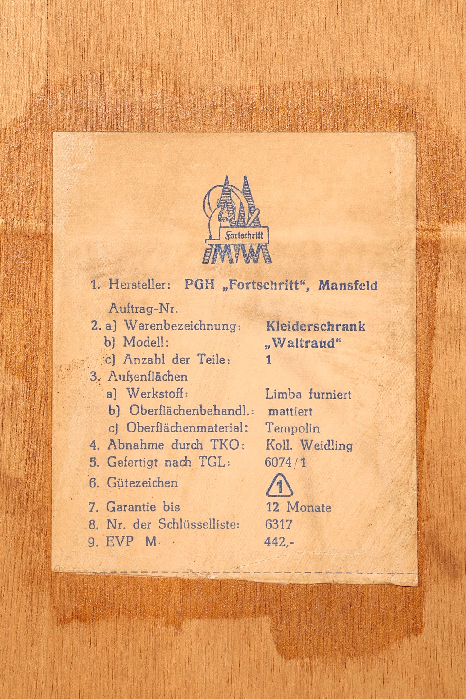 F937 Finish Traumhafter Mid Century Kleiderschrank Vintage Schrank Retro Wäscheschrank