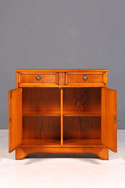 F944 Finish Traumhafter Original Heldense Schrank Englische Eibe Sideboard echt Holz Antik 60s