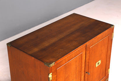 Wunderschöne Maritime Kommode Englisch Vertiko Military Chest Antik Schrank Hifi Schrank
