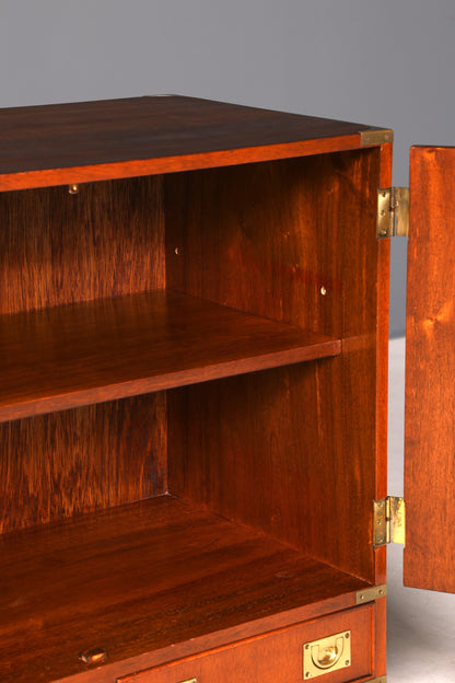 Wunderschöne Maritime Kommode Englisch Vertiko Military Chest Antik Schrank Hifi Schrank