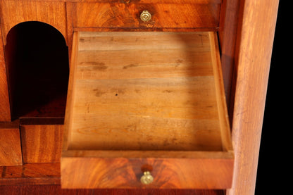 Stilvoller Louis Philippe Sekretär Vertiko Gründerzeit Kommode um 1880 Office