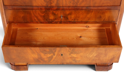 Stilvoller Louis Philippe Sekretär Vertiko Gründerzeit Kommode um 1880 Office