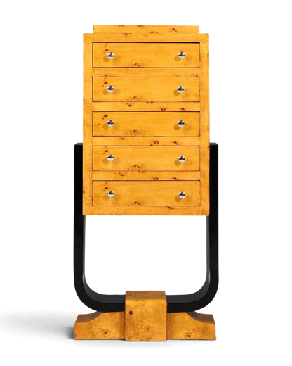 Traumhaftes Art Deco Design Highboard Biedermeier Stil Kommode