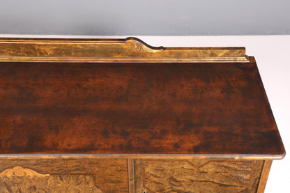 Traumhaftes Chippendale Sideboard Barock Stil Schrank Antik 50s 60s TV Kommode