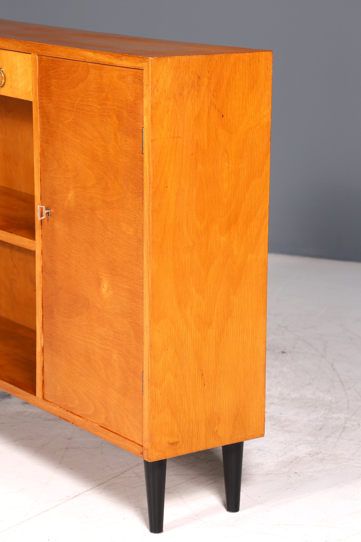 Traumhaftes Mid Century Sideboard Vintage TV Schrank Retro Regal Bücherregal 60s