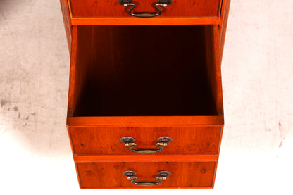 G616 Finish cm Wunderschöner Englischer Schreibtisch Englisch Eibe Desk Leder Auflage Antik Stil Bürotisch Office Desk (Kopie)