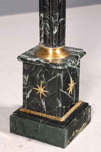 Traumhafte Barock Stil Säule Louis XV Marmor Blumensäule Naturstein Sockel Ablage