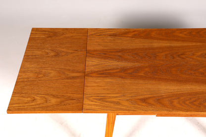 F962 Finish cm Wunderschöner Mid Century Küchentisch Vintage Tisch ausziehbar und höhenverstellbar