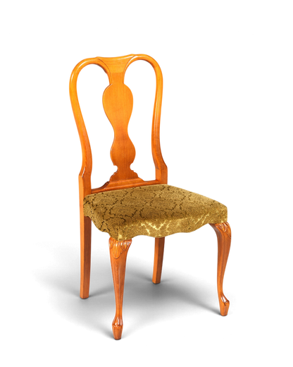 4x Wunderschöne Chippendale Stühle Barock Stil Stuhlset Polsterstuhl Set Küchenstühle Esszimmer Stühle