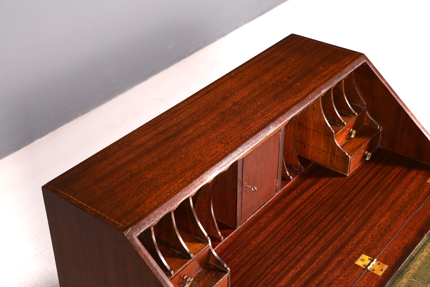Wunderschöner Englischer Sekretär Schreibkommode Echt Holz Schreibtisch Kommode 60s Vintage
