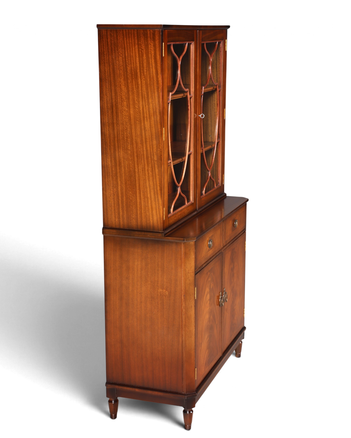 F968 Finish cm Wunderschöne Englische Vitrine Bibliothek Bücherschrank UK Buffet Schrank 60s Jahre