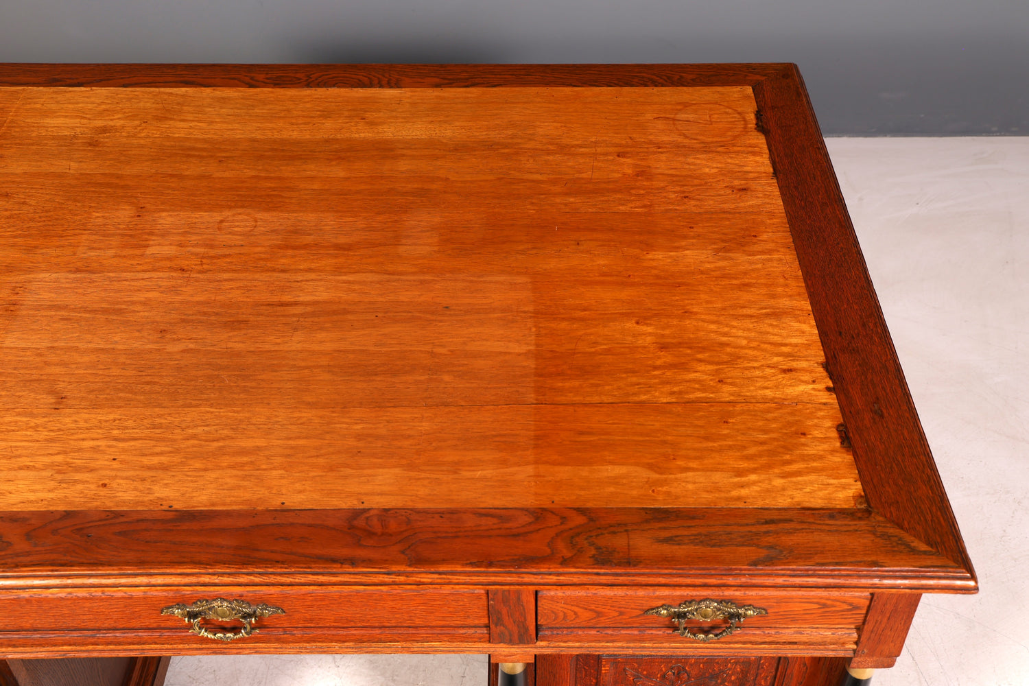 Traumhafter Gründerzeit Schreibtisch Jugendstil Bürotisch echt Holz Antik Office Desk
