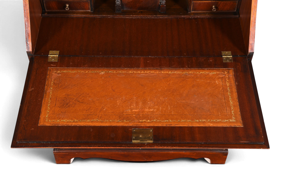 F973 Finish cm Wunderschöner Englischer Sekretär Büro Aufsatzsekretär Antik 60S Vitrinen Schrank UK