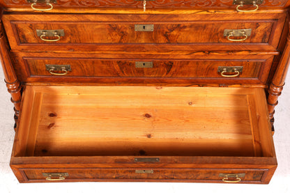 Traumhafte Gründerzeit Kommode Jugendstil Antik Sideboard Schubladenkommode Wäschekommode