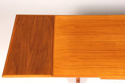Wunderschöner Mid Century Couchtisch Teak Danish Retro Ablagetisch ausziehbarer höhenverstellbar Vintage Coffee Table 70er Jahre Wohnzimmertisch