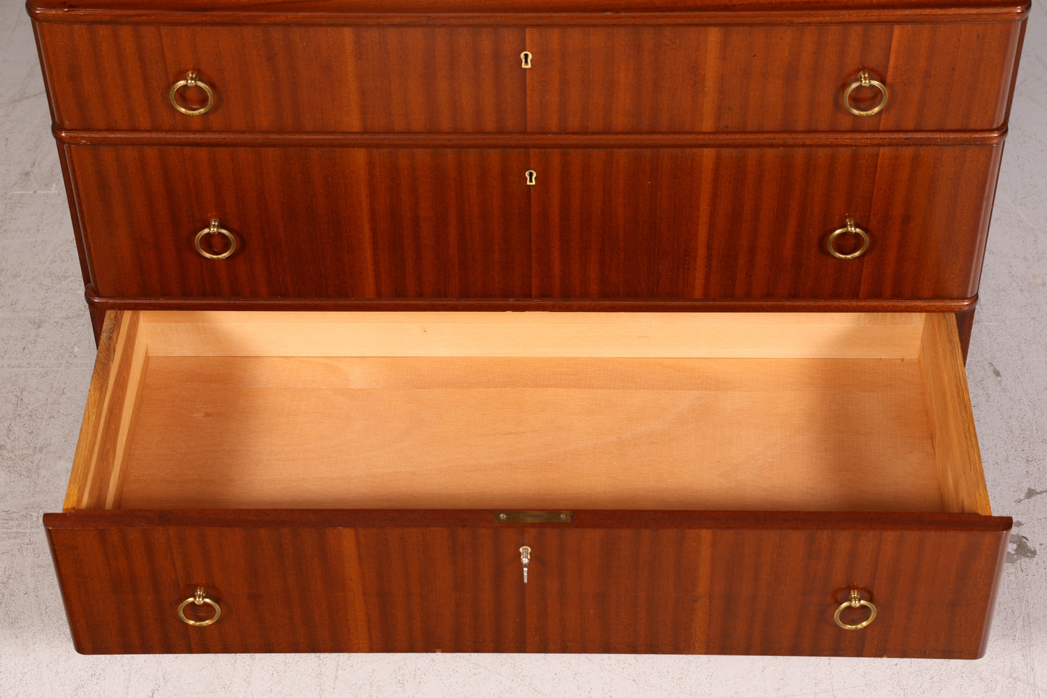 Stilvoller Sekretär im Englischen Stil Büro Vertiko Kommode Schreibkommode Antik Bürokommode Vintage