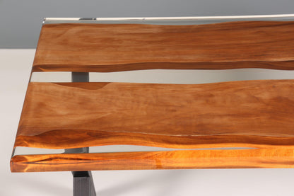 Traumhafter Epoxidharz Tisch 160-90cm Nussbaum Esszimmer Tisch Epoxy Küchentisch