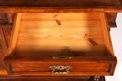 Wunderschöner Gründerzeit Schrank Jugendstil Kommode Antik Sideboard Anrichte