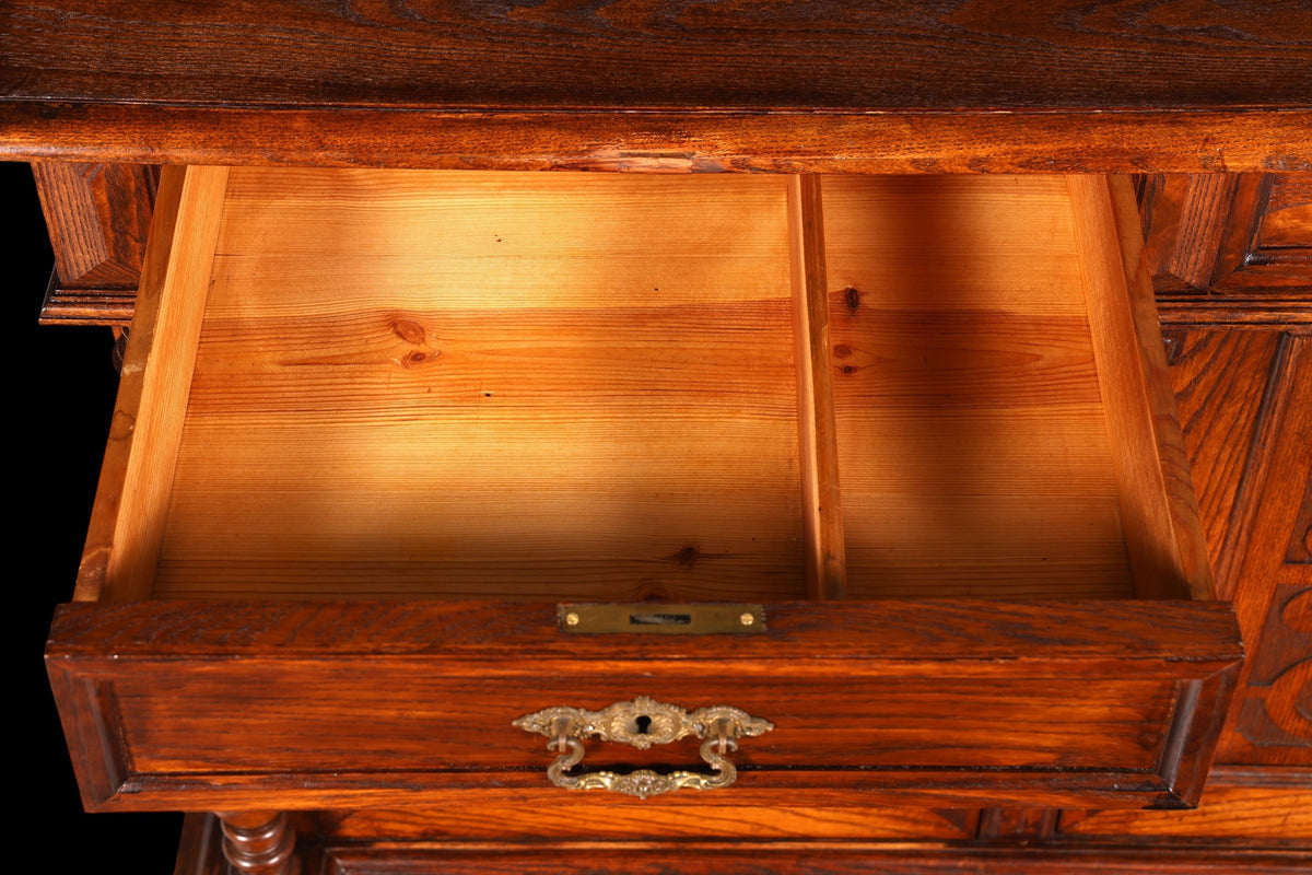 Wunderschöner Gründerzeit Schrank Jugendstil Kommode Antik Sideboard Anrichte