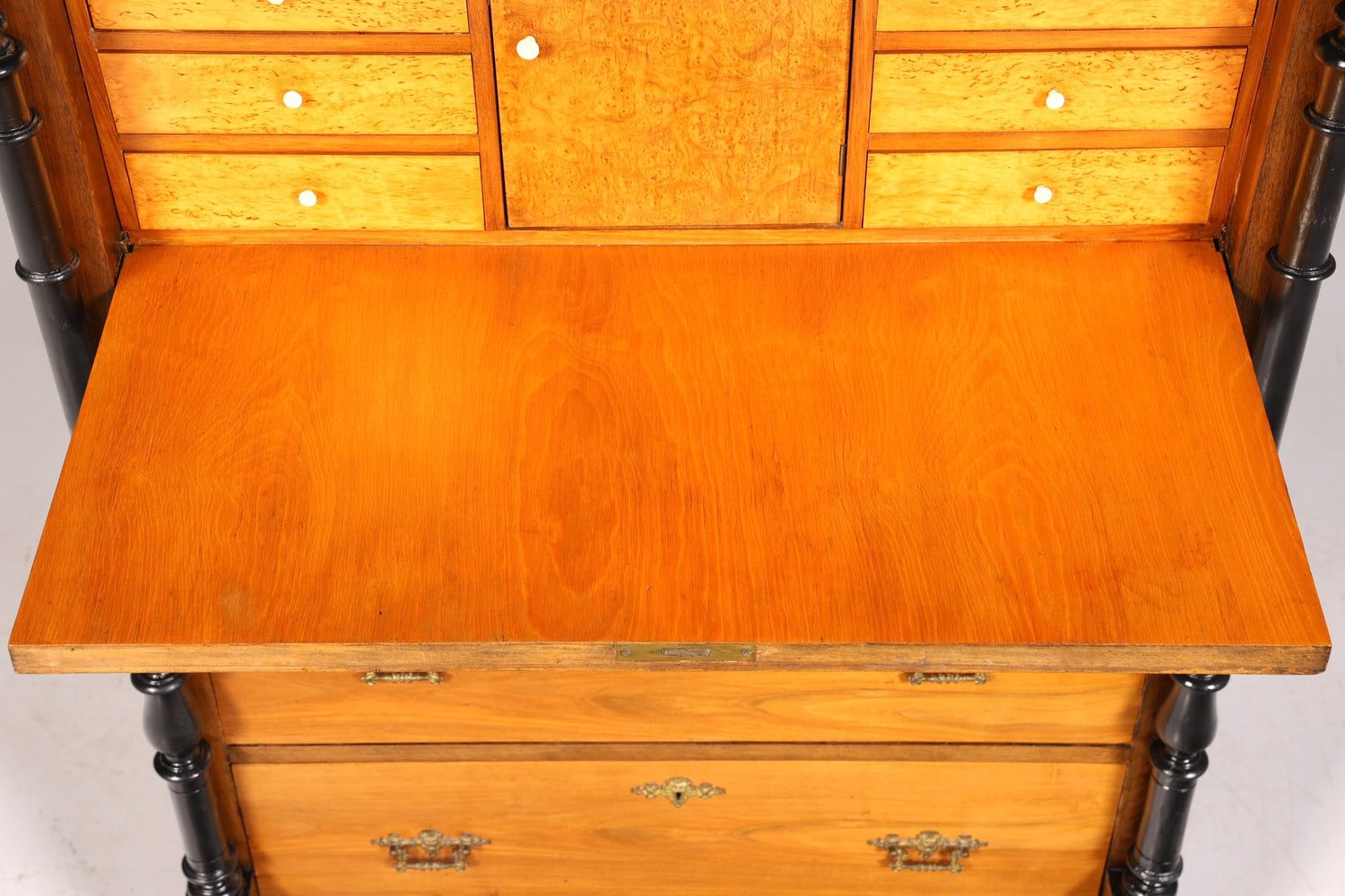 Traumhafter Gründerzeit Sekretär Vertiko Highboard Louis Philippe Kommode um 1880