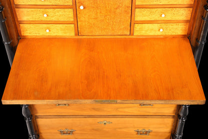 Traumhafter Gründerzeit Sekretär Vertiko Highboard Louis Philippe Kommode um 1880