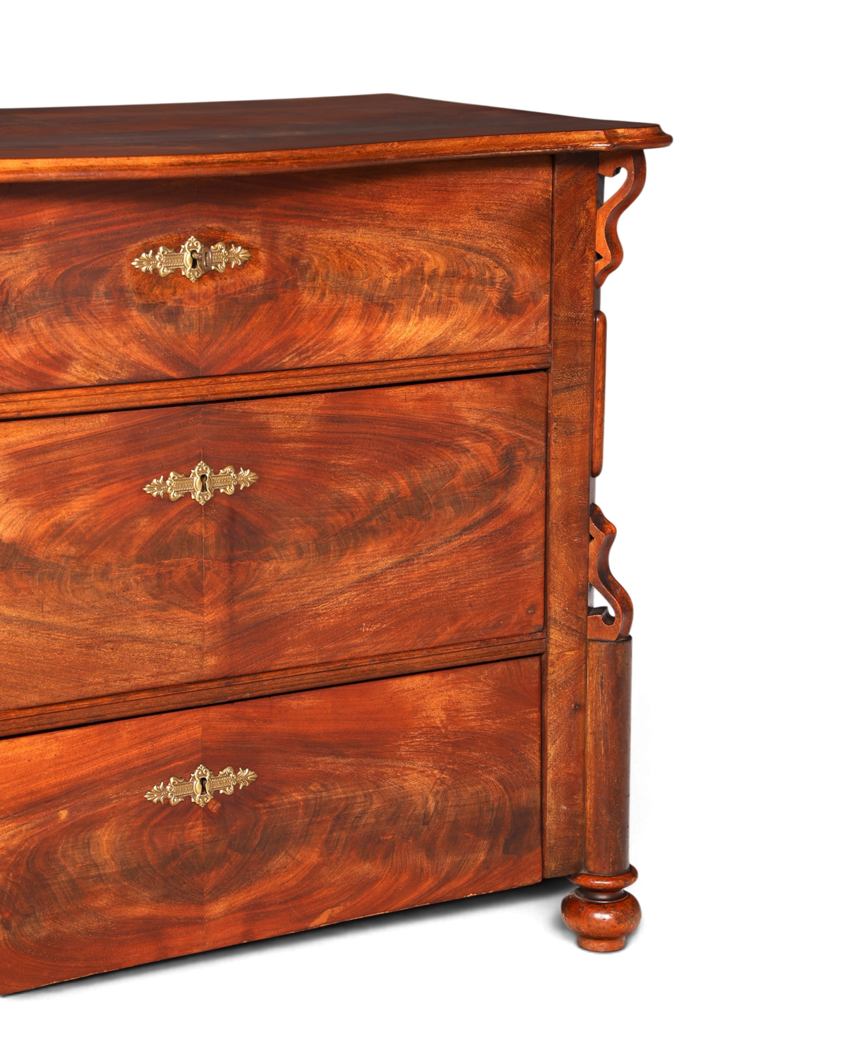 Wunderschöne Louis Philippe Kommode Nussbaum Gründerzeit Sideboard um 1880 Schubladenkommode Antik Wäschekommode
