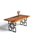 Einzigartiger Epoxidharz Tisch 180-90cm Nussbaum Esszimmer Tisch River Table