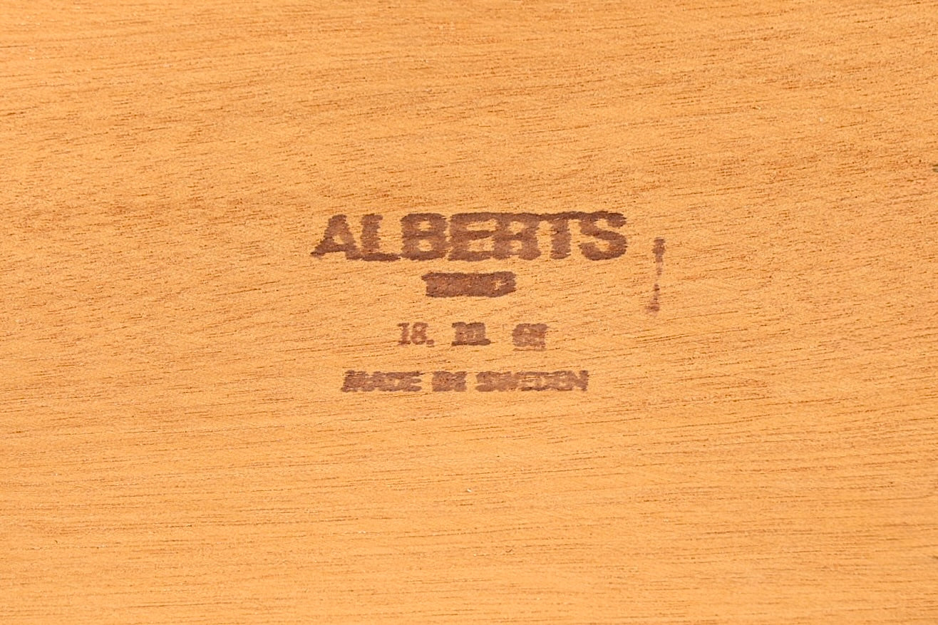 Wunderschöner Mid Century Couchtisch Original &quot;Alberts&quot; Retro Ablagetisch Teak Holz Vintage Coffee Table 70er Jahre Wohnzimmertisch 1 von 2