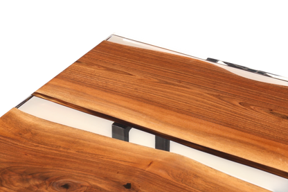 Einzigartiger Epoxidharz Tisch 180-90cm Nussbaum Esszimmer Tisch River Table