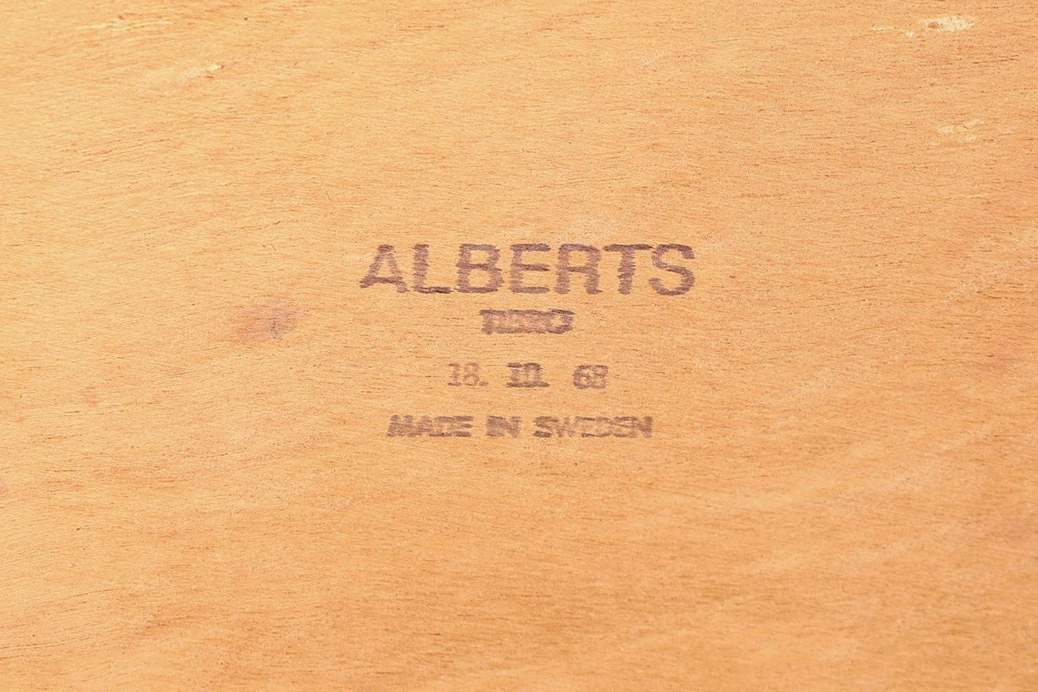 Wunderschöner Mid Century Couchtisch Original &quot;Alberts&quot; Retro Ablagetisch Teak Holz Vintage Coffee Table 70er Jahre Wohnzimmertisch 2 von 2