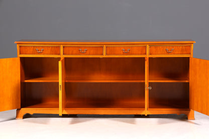 F991 Finish cm Wunderschönes Englisches Sideboard Eibe Schrank Antik Stil Buffetschrank Kommode