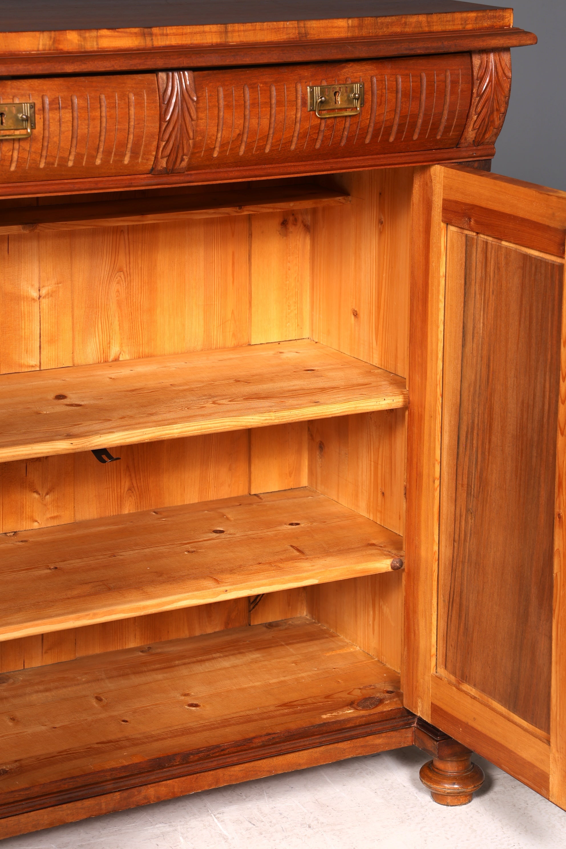 Traumhafter Gründerzeit Schrank Louis Philippe Vertiko Antik Highboard Kommode