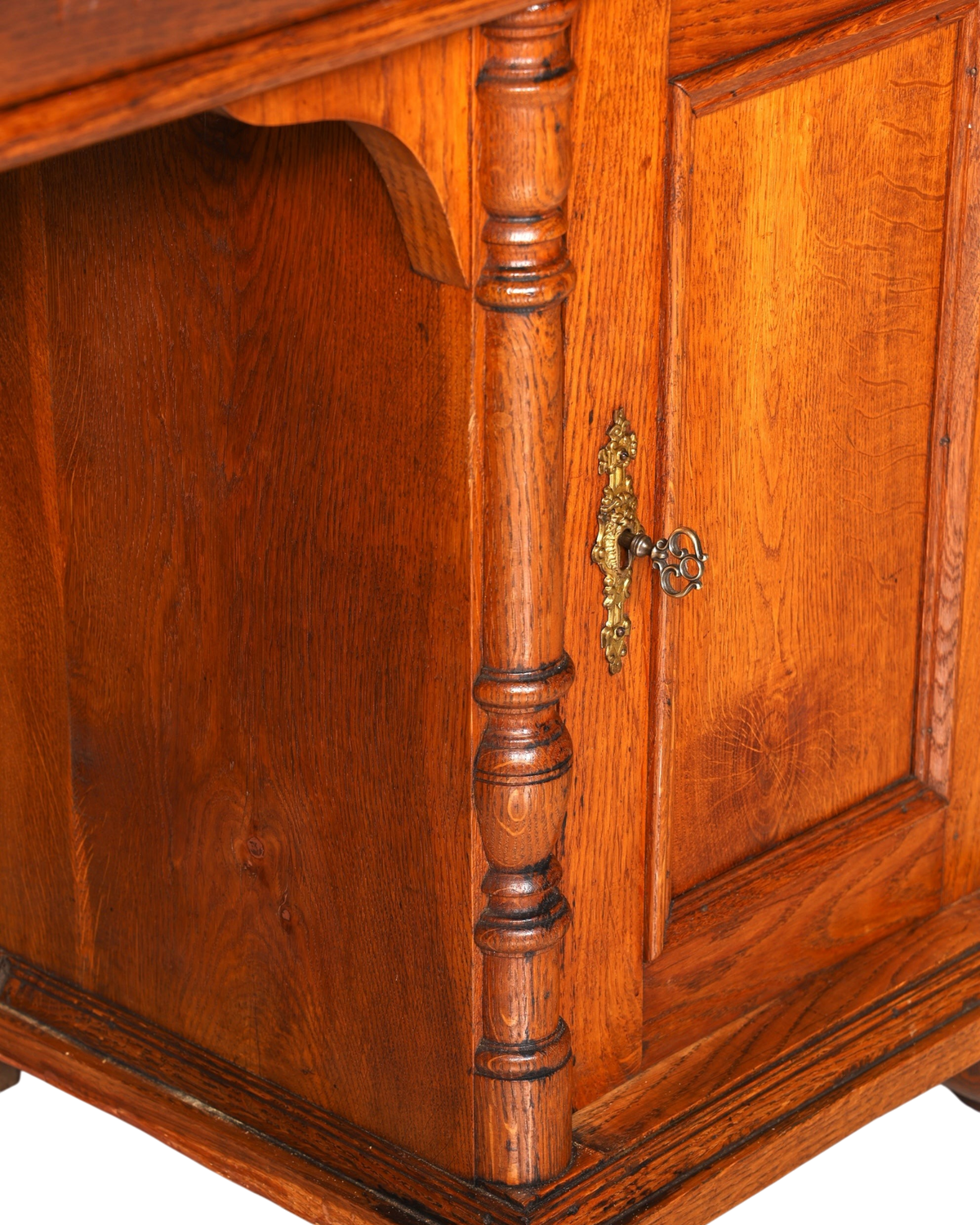 Traumhafter Gründerzeit Schreibtisch Jugendstil Bürotisch echt Holz Antik Office Desk
