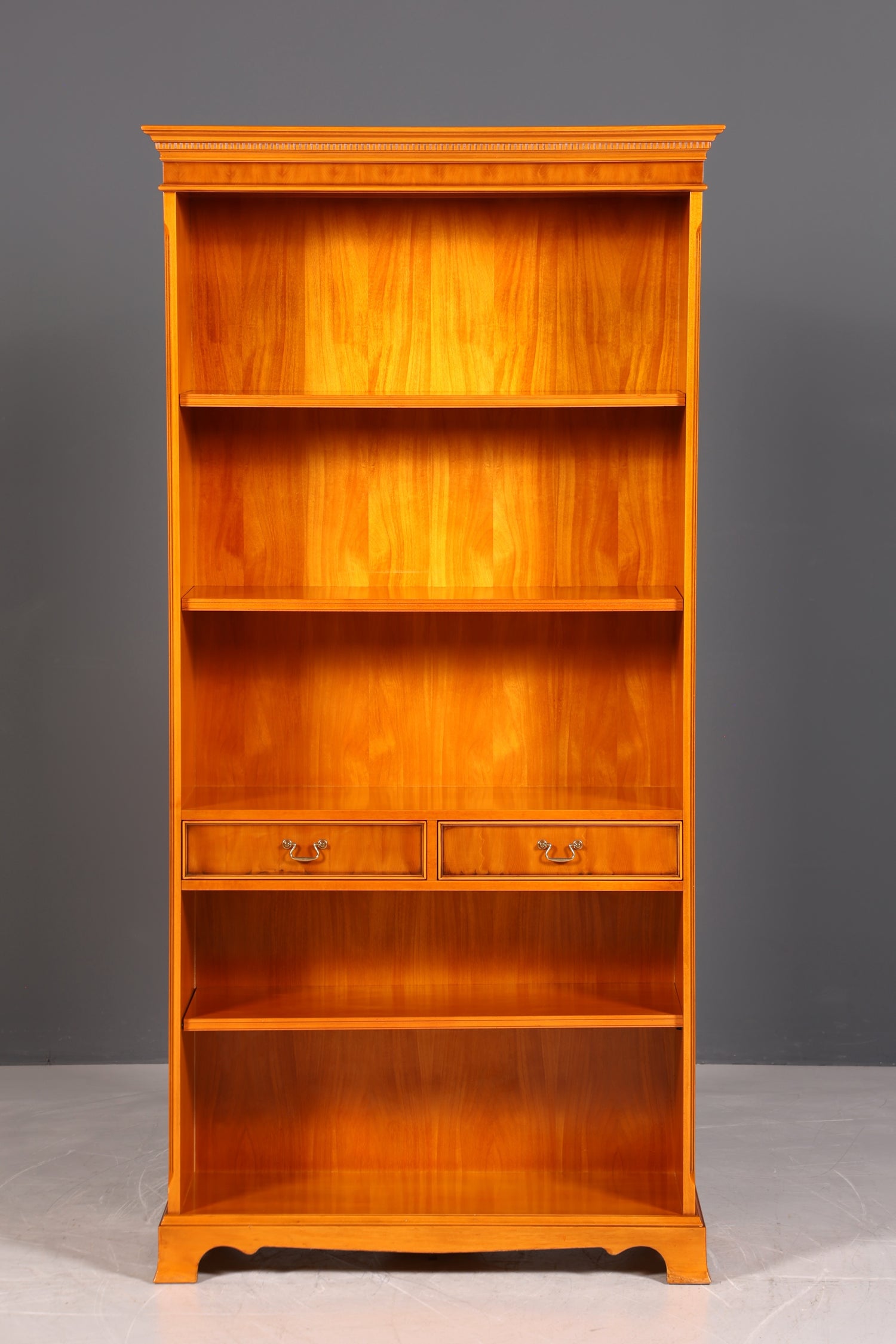 Wunderschönes Englisches Bücherregal Eibe Antik Regal Bookshelf Buchablage 60s