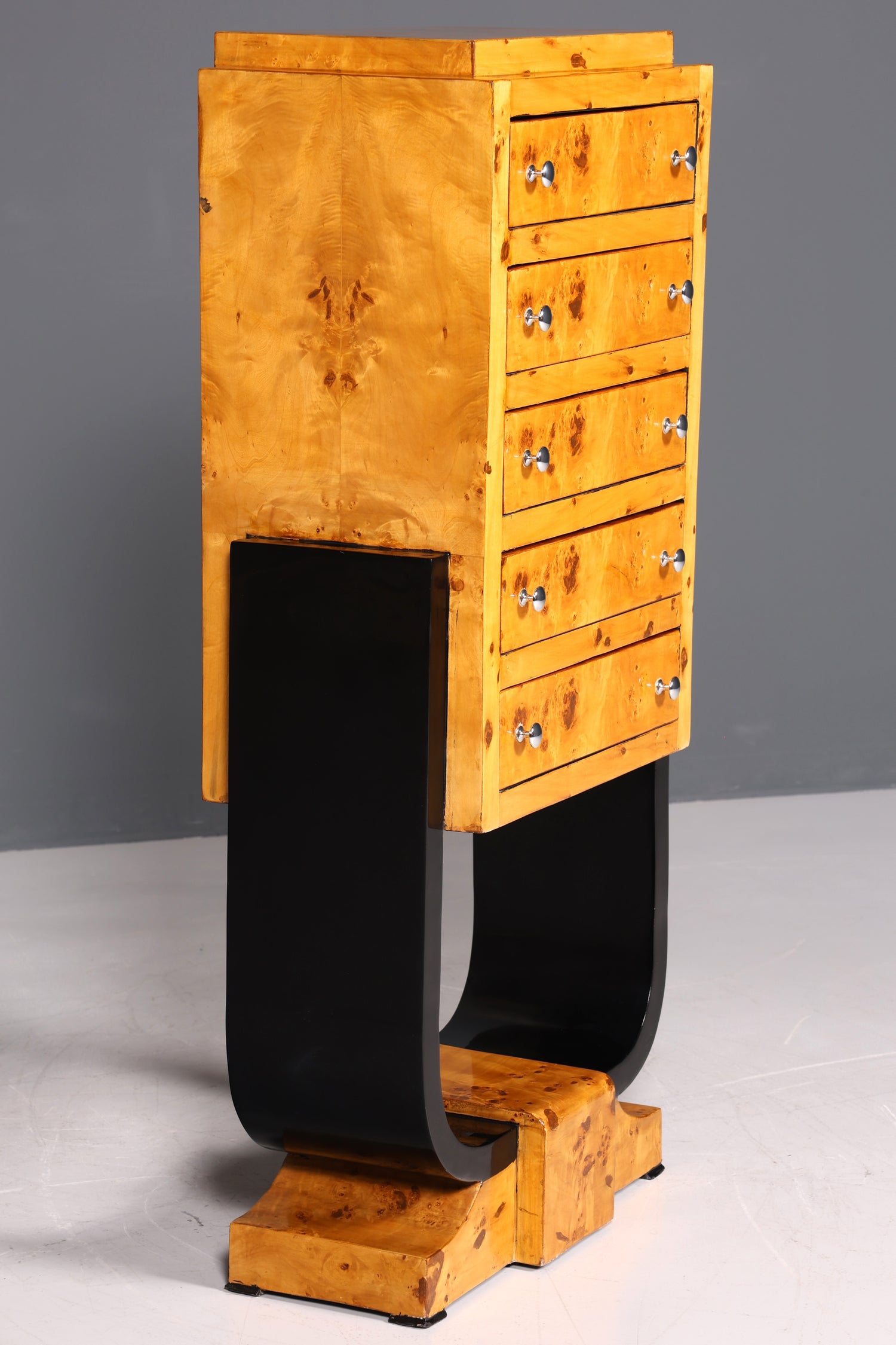 Traumhaftes Art Deco Design Highboard Biedermeier Stil Kommode Vertiko Schubladenkommode